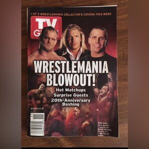 Vintage TV Guide WRESTLEMANIA BLOWOUT  March 2004 Benoit,Triple H,Shawn Michaels